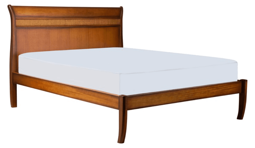 Cama Dormitório Armil com Rattan